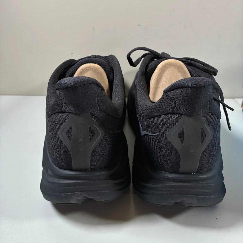 Hoka One One Men's All-Black Athletic Running Shoes